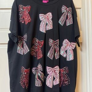 Queen of Sparkles Bow T-Shirt